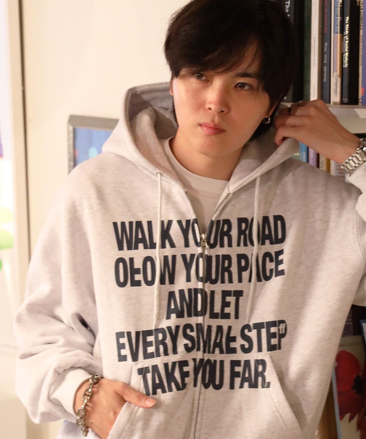 モデル:H177 Size:M アッシュグレー