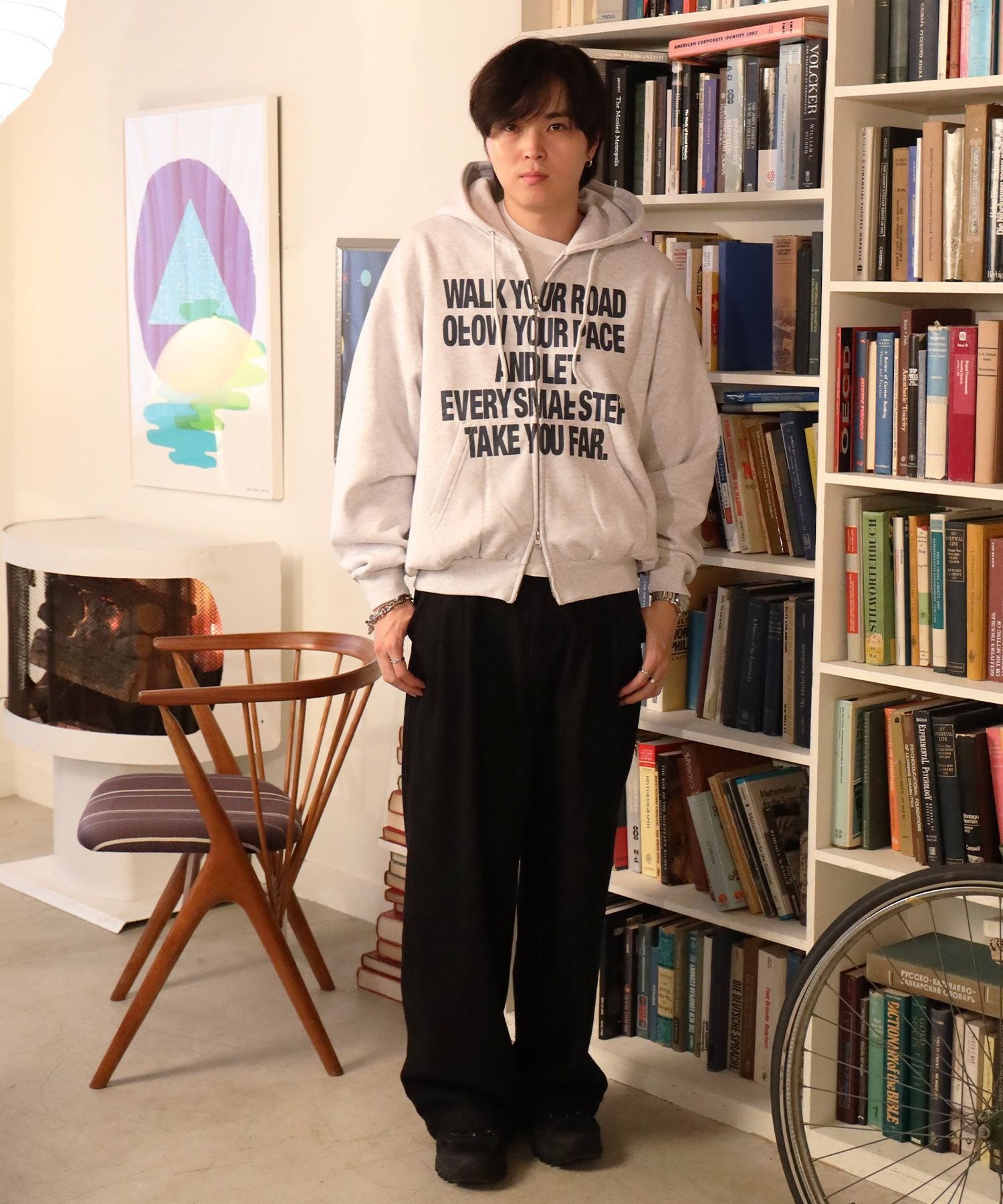 モデル:H177 Size:M アッシュグレー