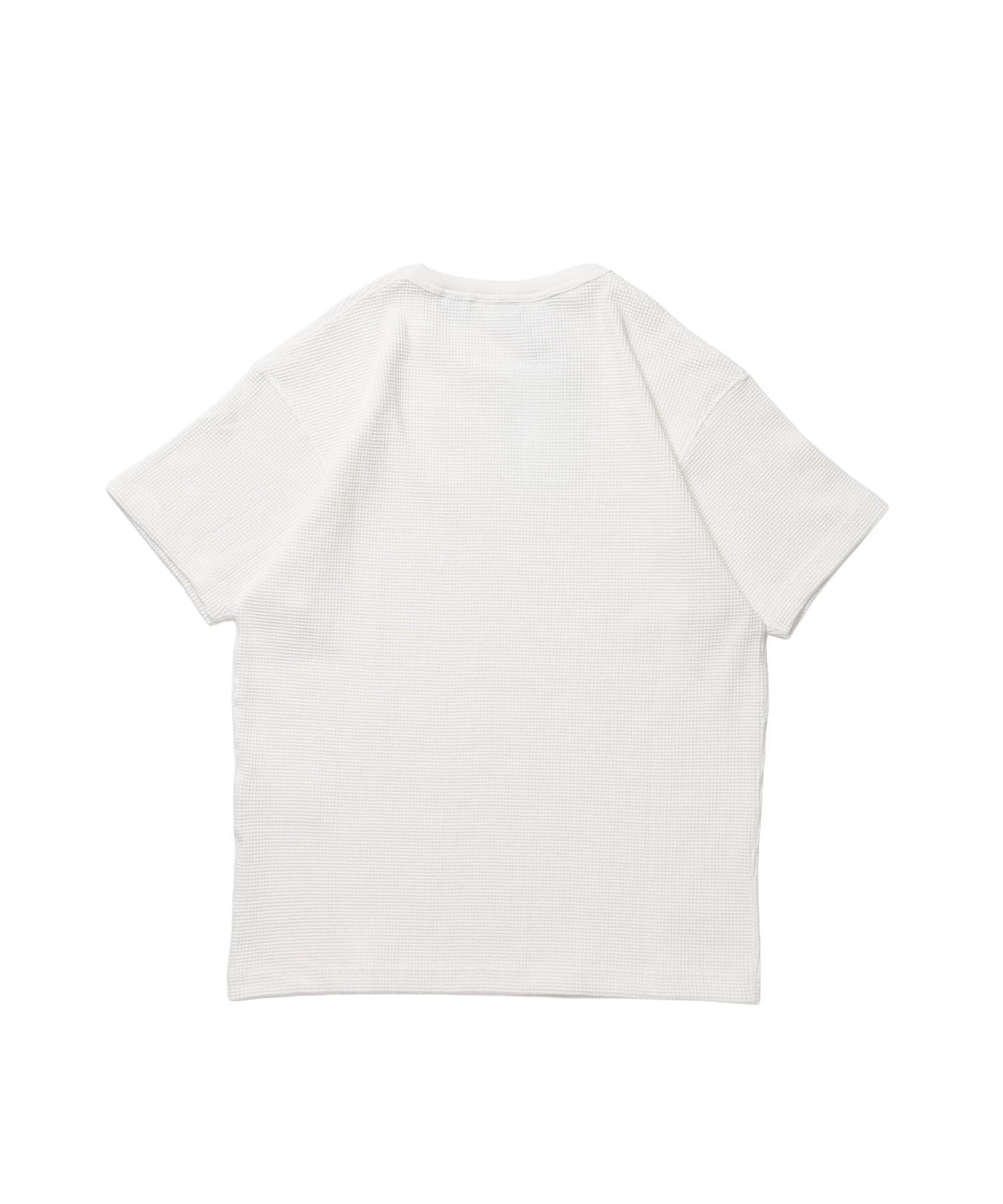 WAFFLE S/S CREW / クルーネック ワッフル オーバーサイズ 半袖 レイヤード ホワイト