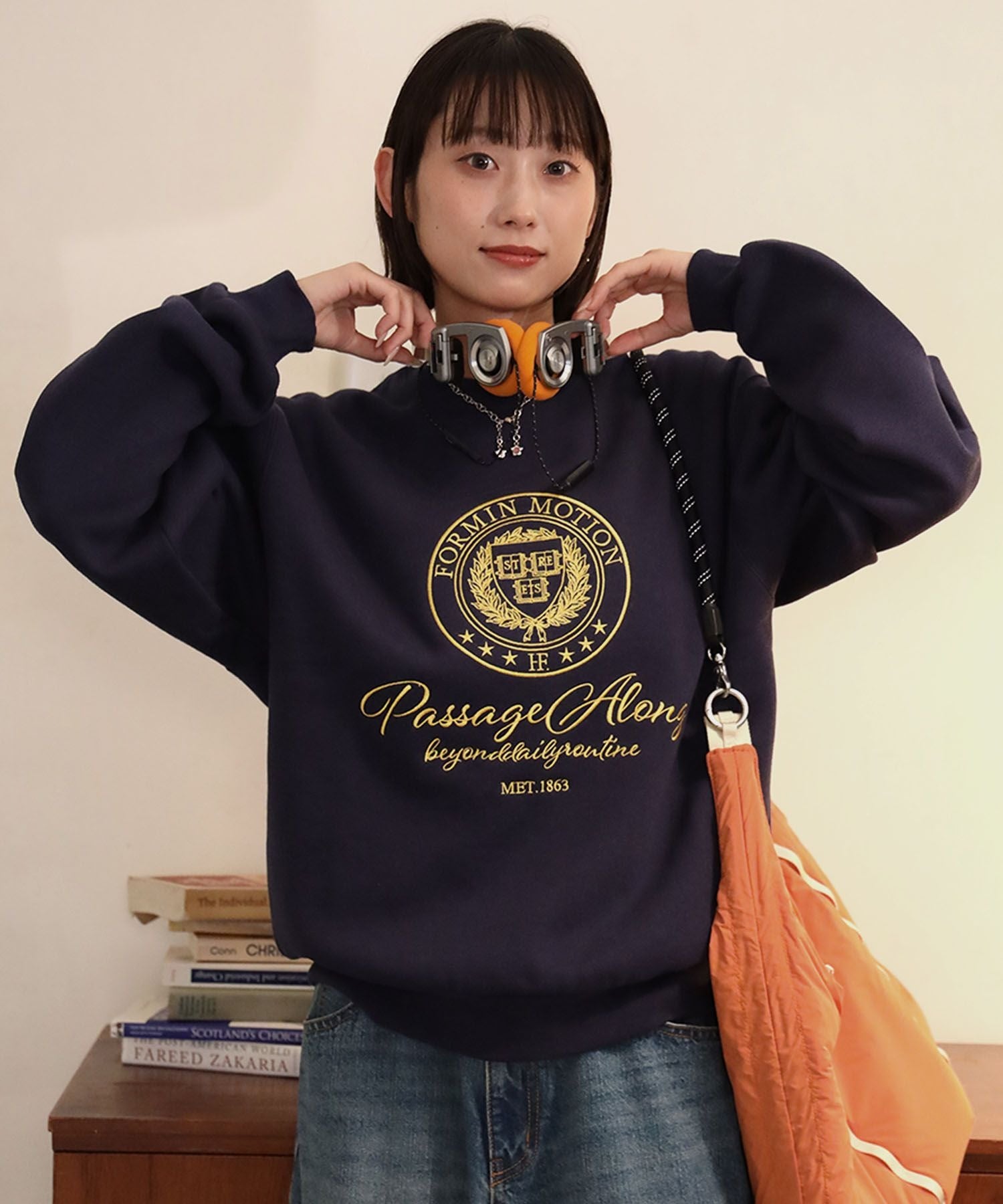 モデル:H163 Size:M ダークネイビー