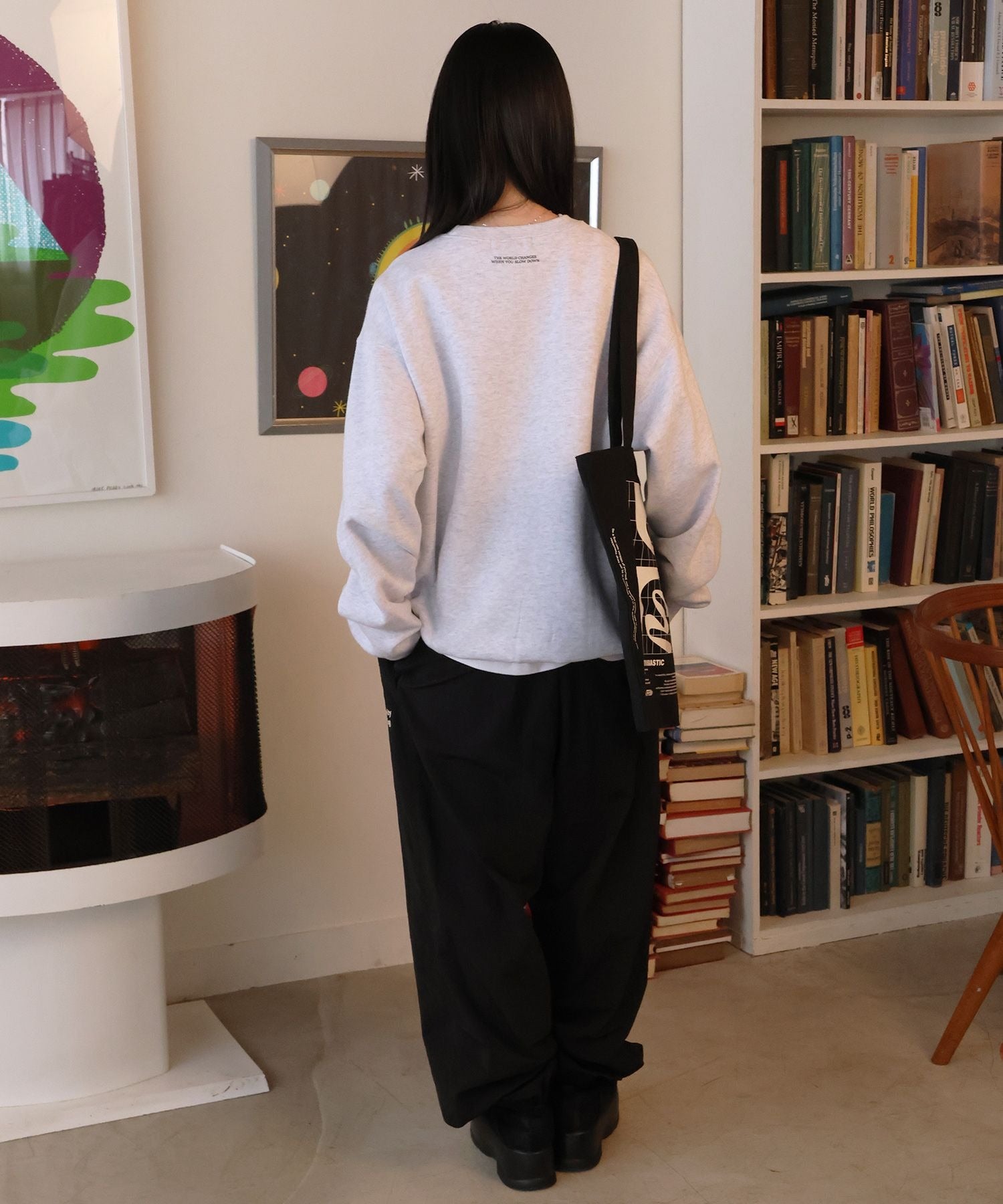 モデル:H160 Size:L アッシュグレー 地球柄