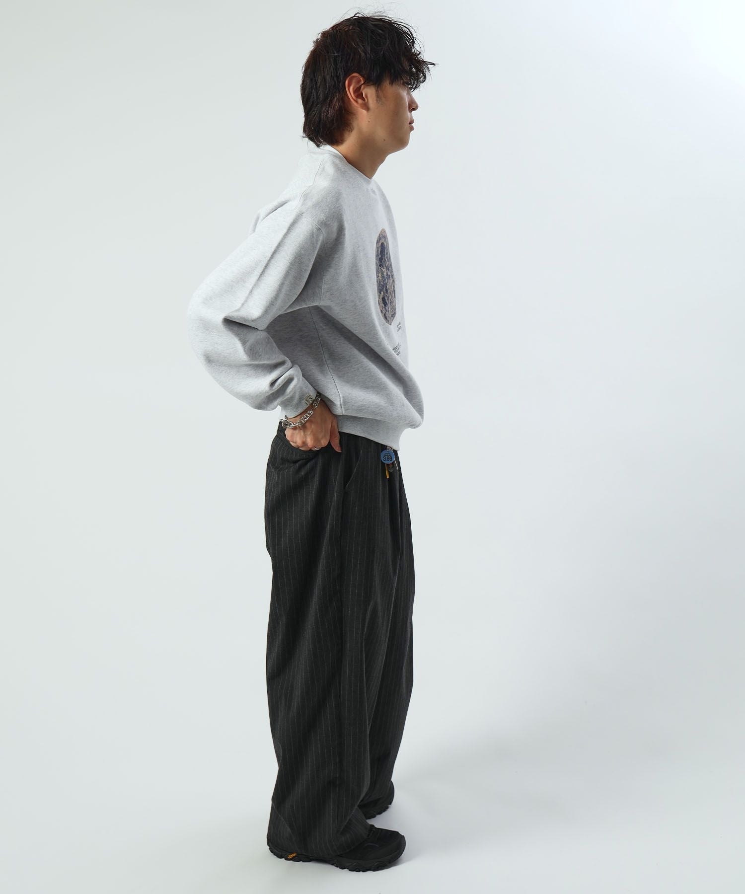 モデル:H178 Size:L アッシュグレー 地球柄
