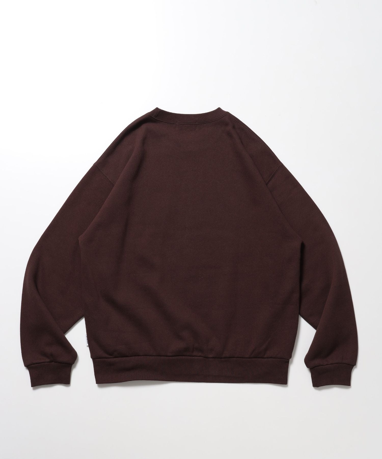 エンブレム刺繍カレッジロゴスウェット / 裏起毛 クルーネック スパンフライス トレンド ストリート ユニセックス