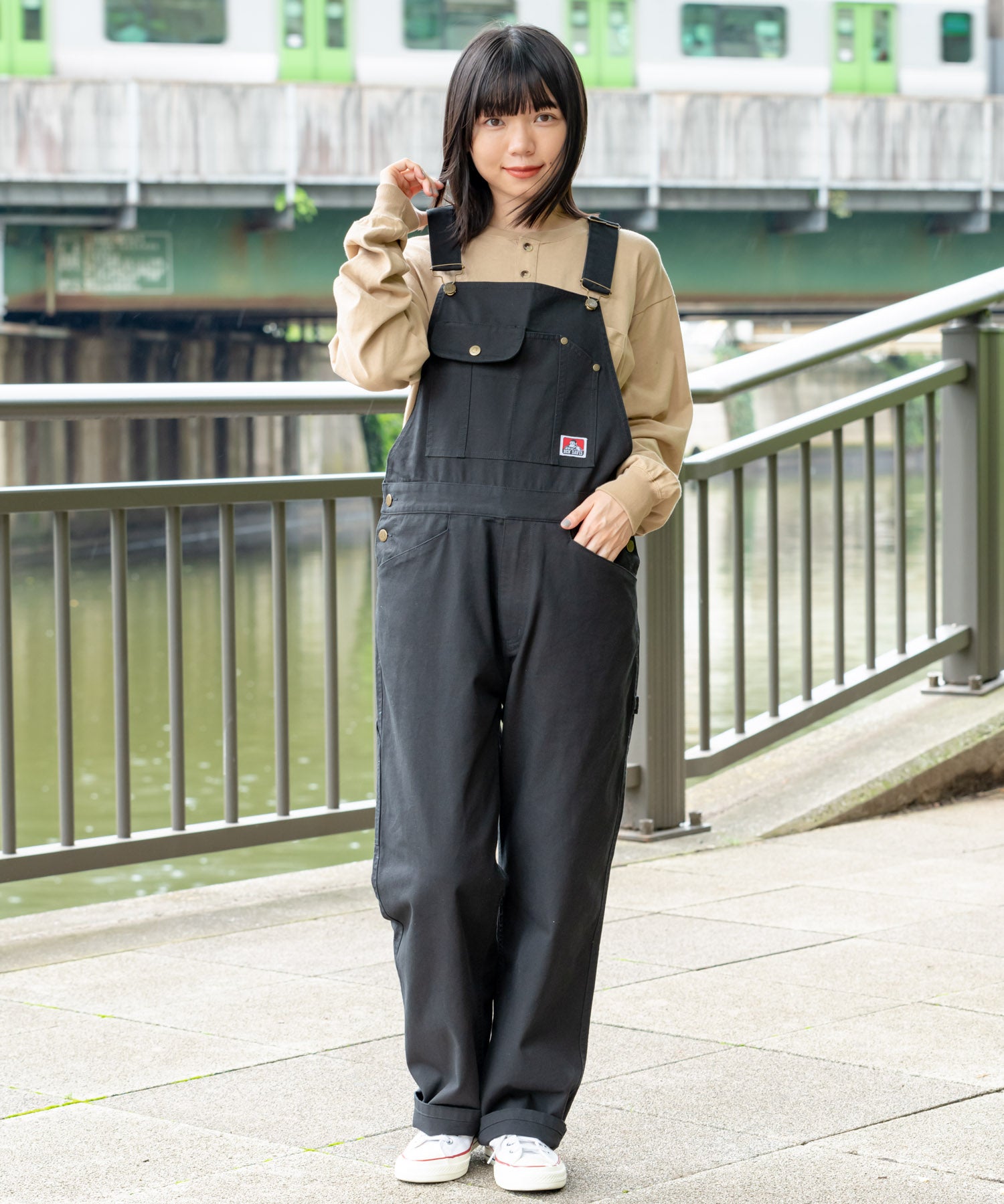 BEN DAVIS(ベンデイビス)】COTTON OVERALL コットンオーバーオール