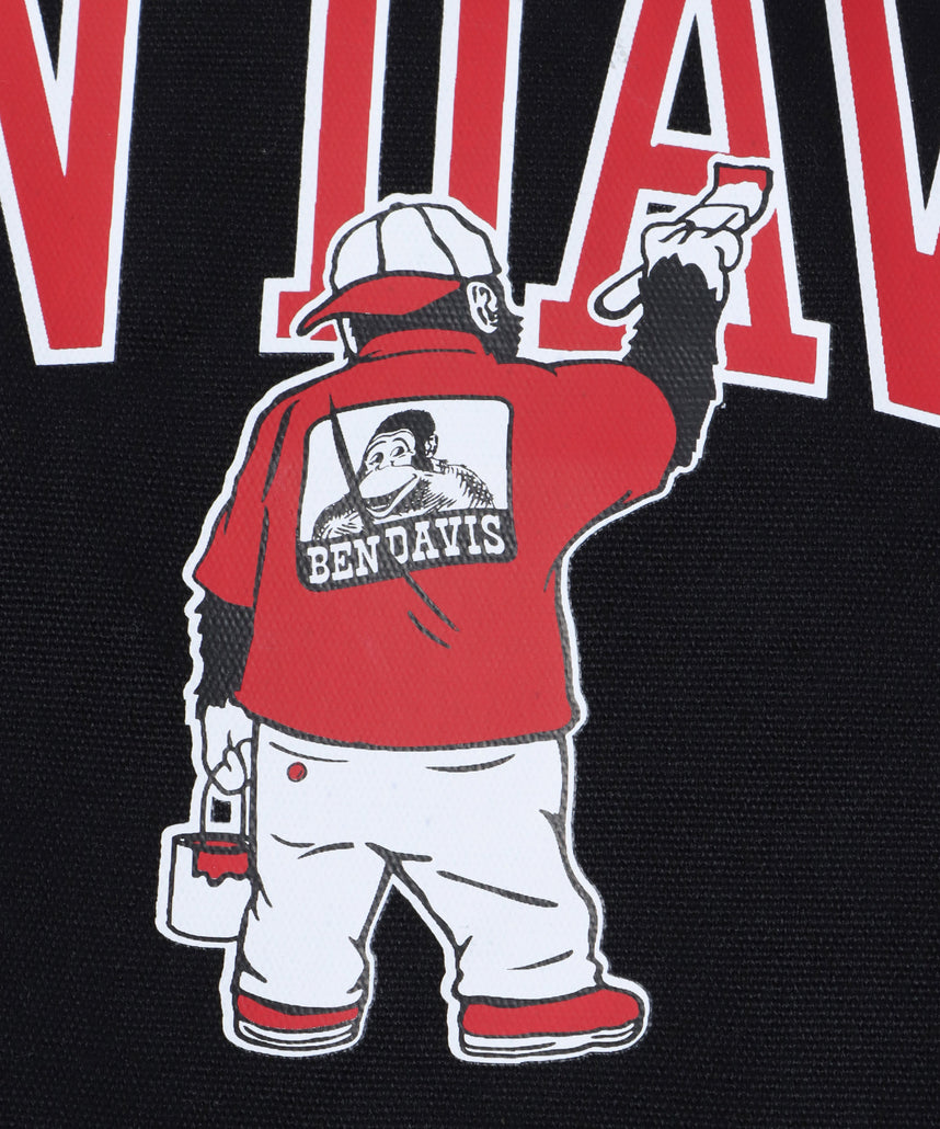 【BEN DAVIS(ベンデイビス)】COLLEGE PRINT TOTE BAG / カレッジプリント トートバッグ 【再入荷】