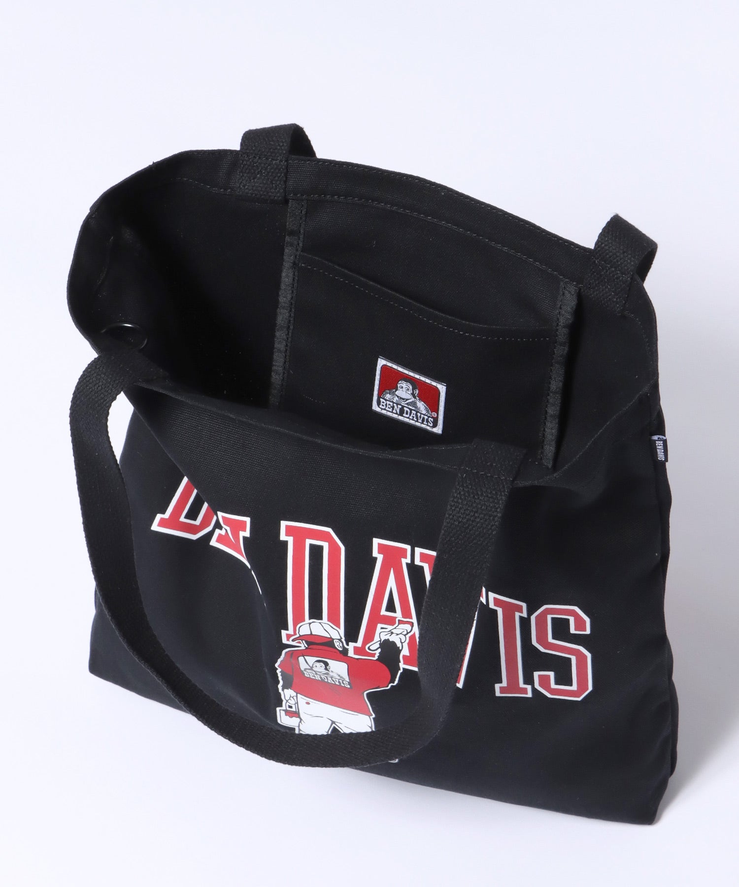 【BEN DAVIS(ベンデイビス)】COLLEGE PRINT TOTE BAG / カレッジプリント トートバッグ 【再入荷】