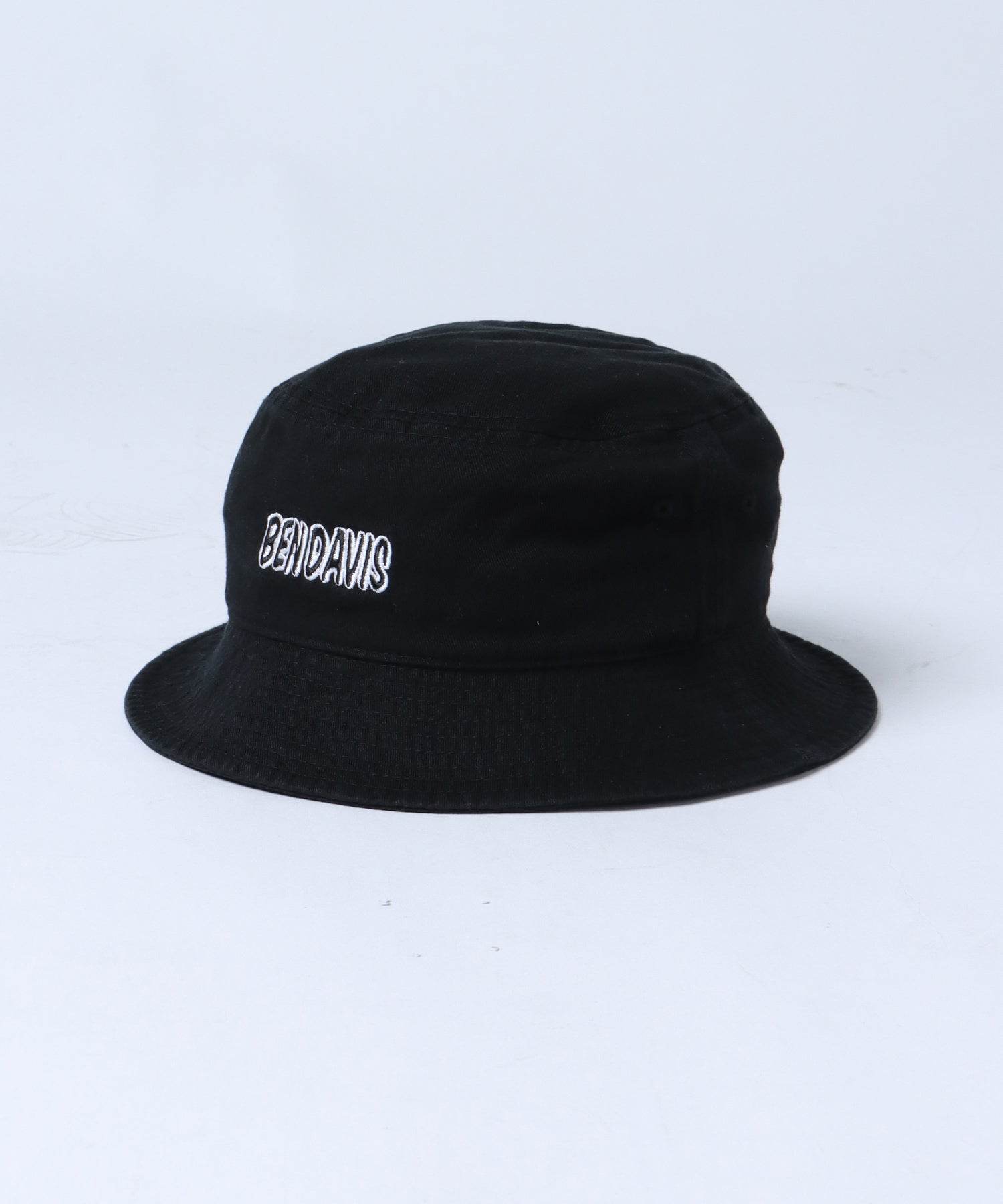 【BEN DAVIS(ベン デイビス)】LOGO BUCKET HAT / ロゴ バケット ハット ブラック