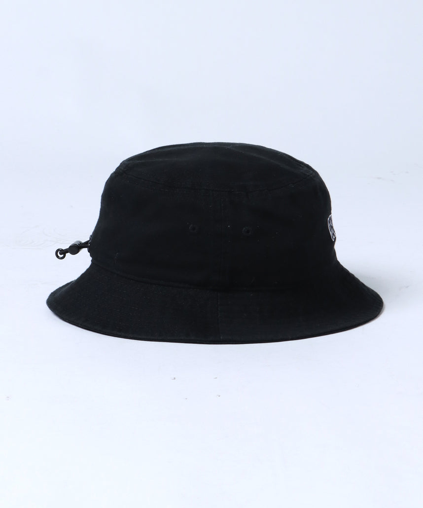 【BEN DAVIS(ベン デイビス)】LOGO BUCKET HAT / ロゴ バケット ハット ブラック