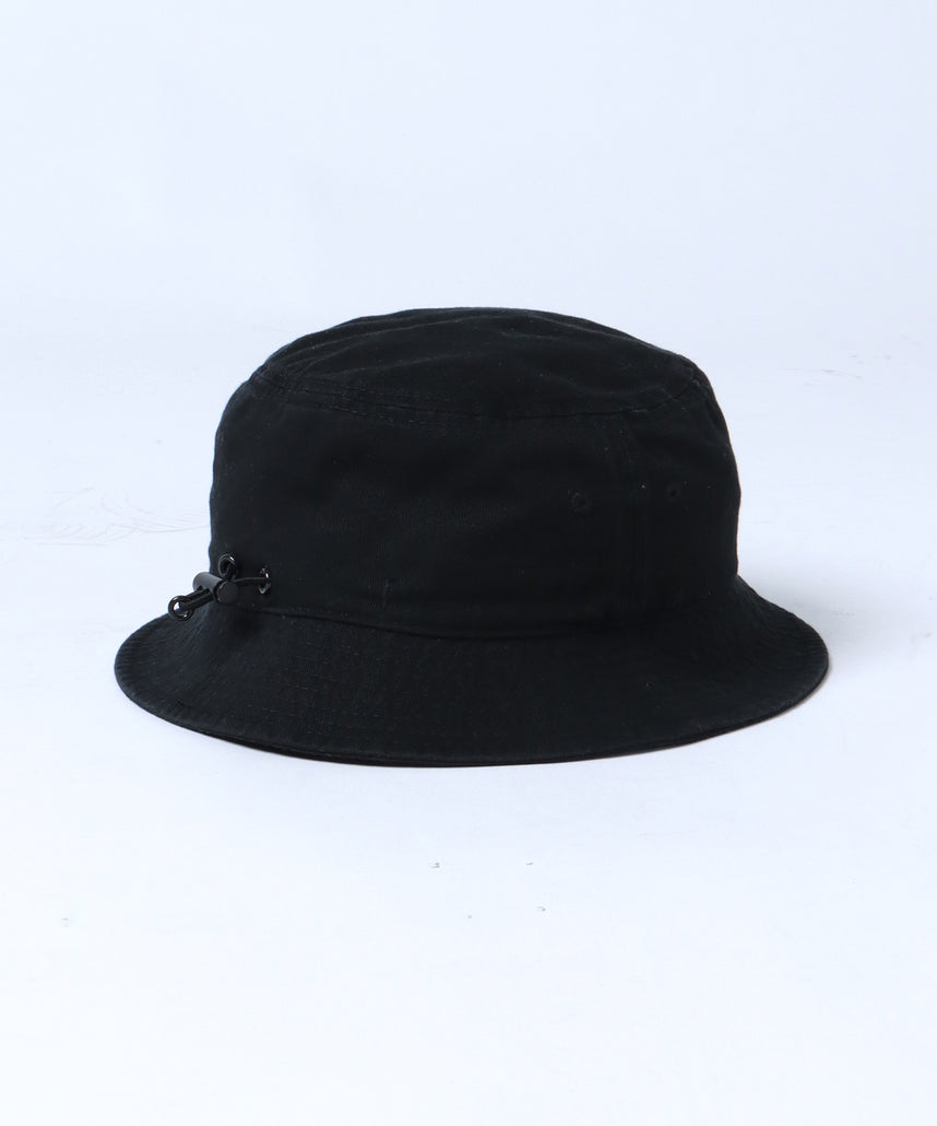 【BEN DAVIS(ベン デイビス)】LOGO BUCKET HAT / ロゴ バケット ハット ブラック