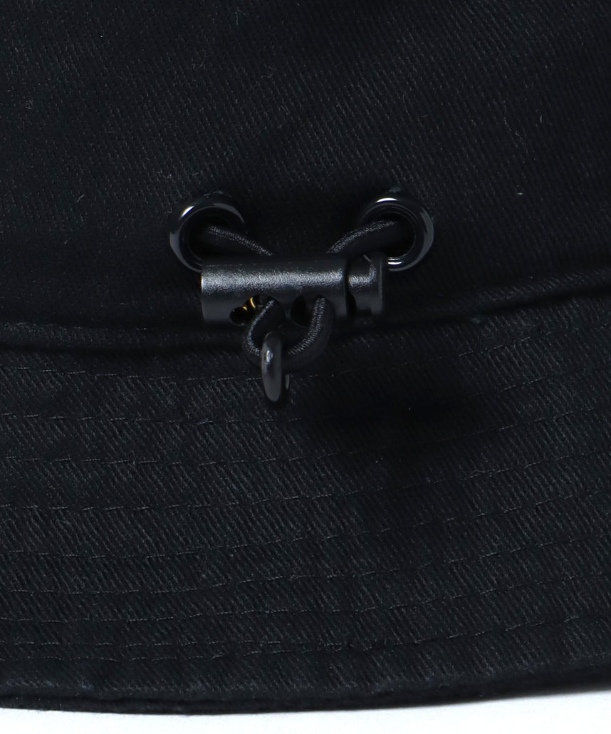 【BEN DAVIS(ベン デイビス)】LOGO BUCKET HAT / ロゴ バケット ハット ブラック