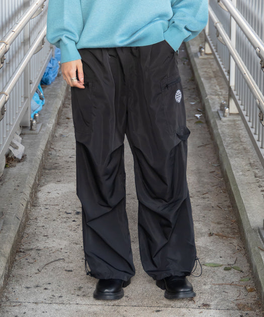 SEQUENZ】 DRAWSTRING LOOSE CARGO PANTS / ドローコード マイクロ