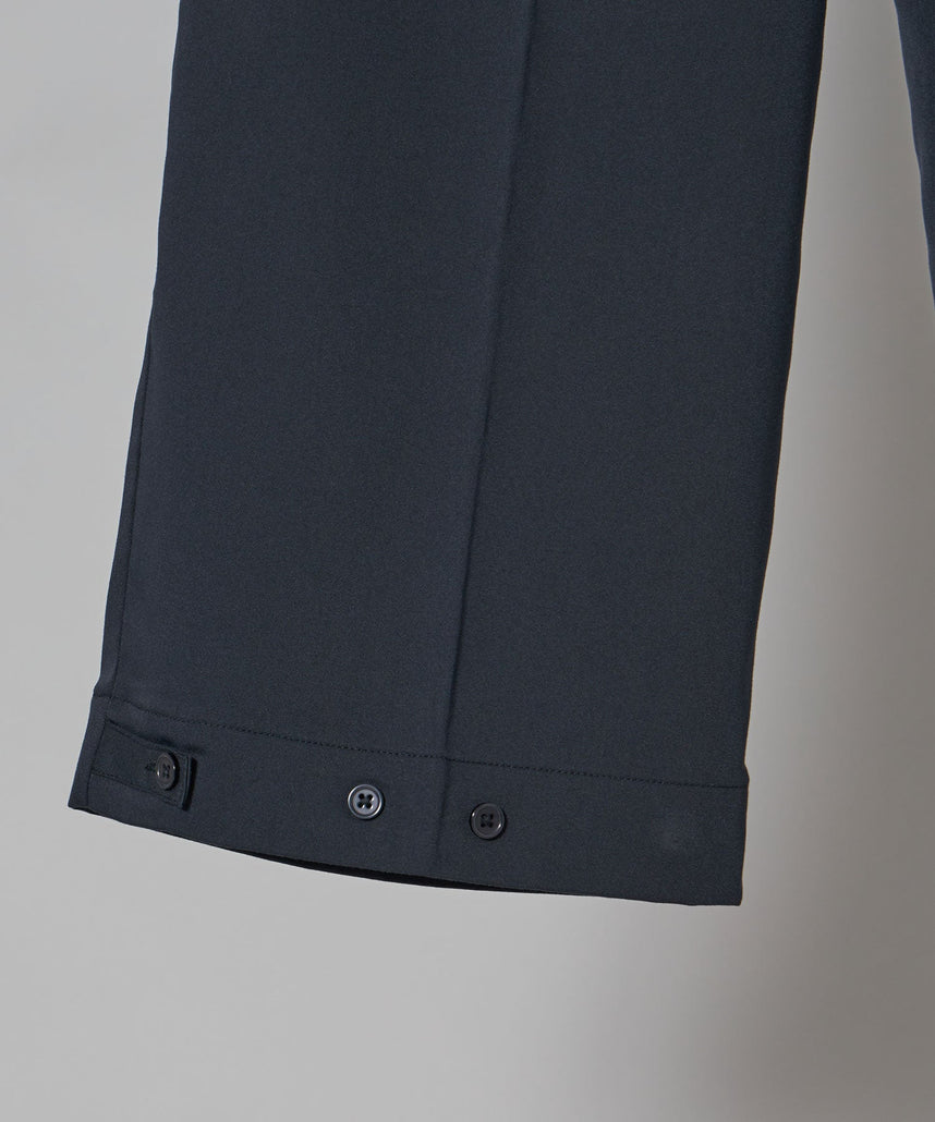 TR LOOSE DESIGN PANTS / TR 2タック ルーズデザイン スラックス チャコール