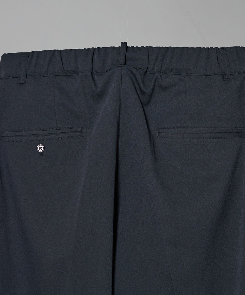 TR LOOSE DESIGN PANTS / TR 2タック ルーズデザイン スラックス チャコール