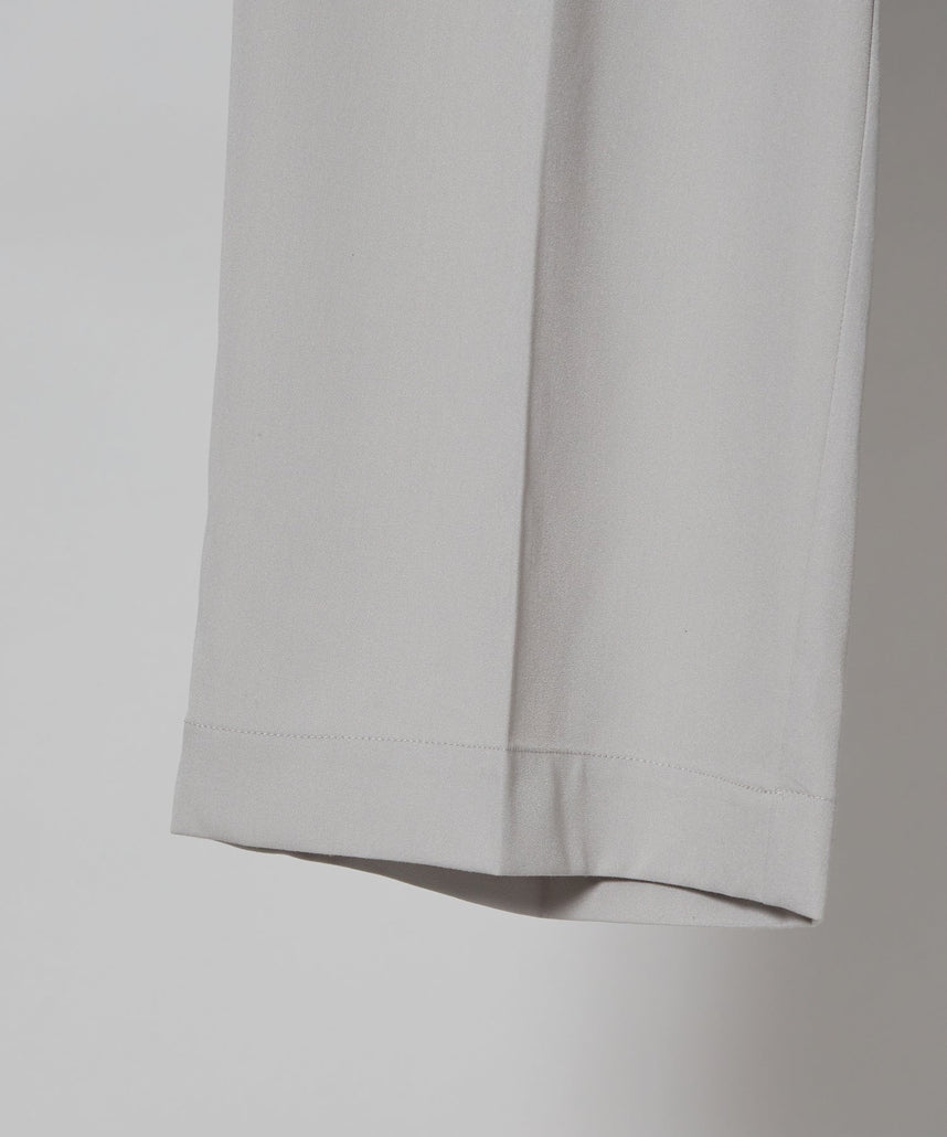 TR LOOSE DESIGN PANTS / TR 2タック ルーズデザイン スラックス ライトグレー