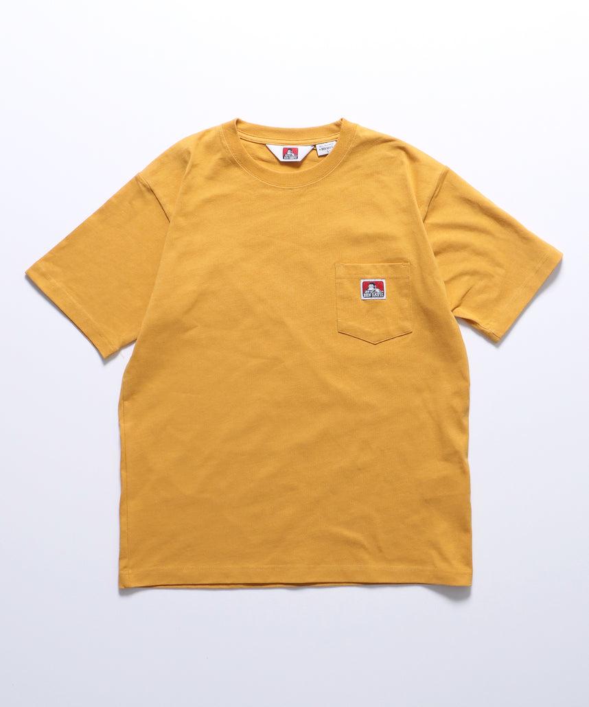 POCKET TEE / ピスポケット 定番 半袖Tシャツ 黄色
