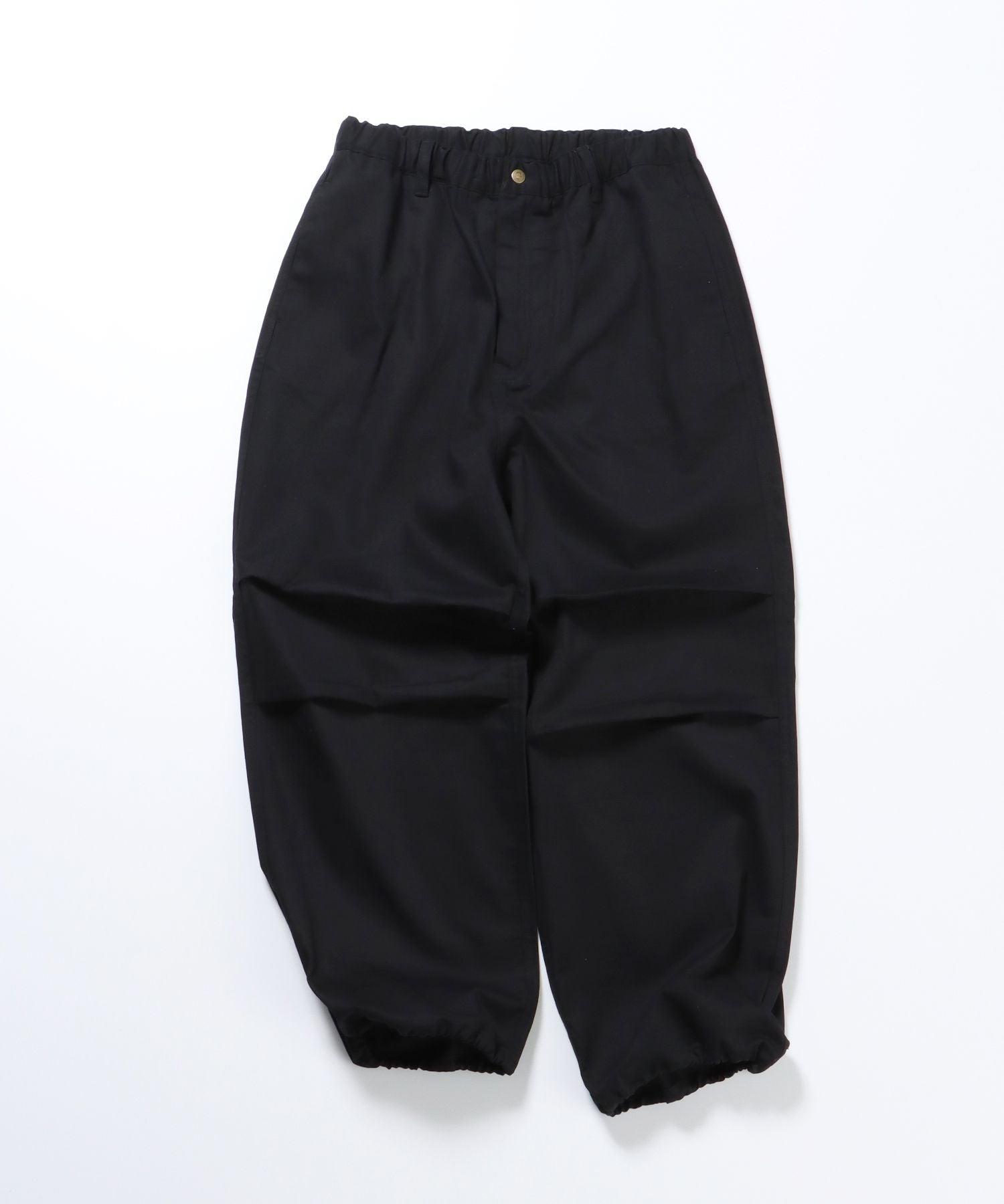 ルーズシルエット カラースノーパンツ ブラック