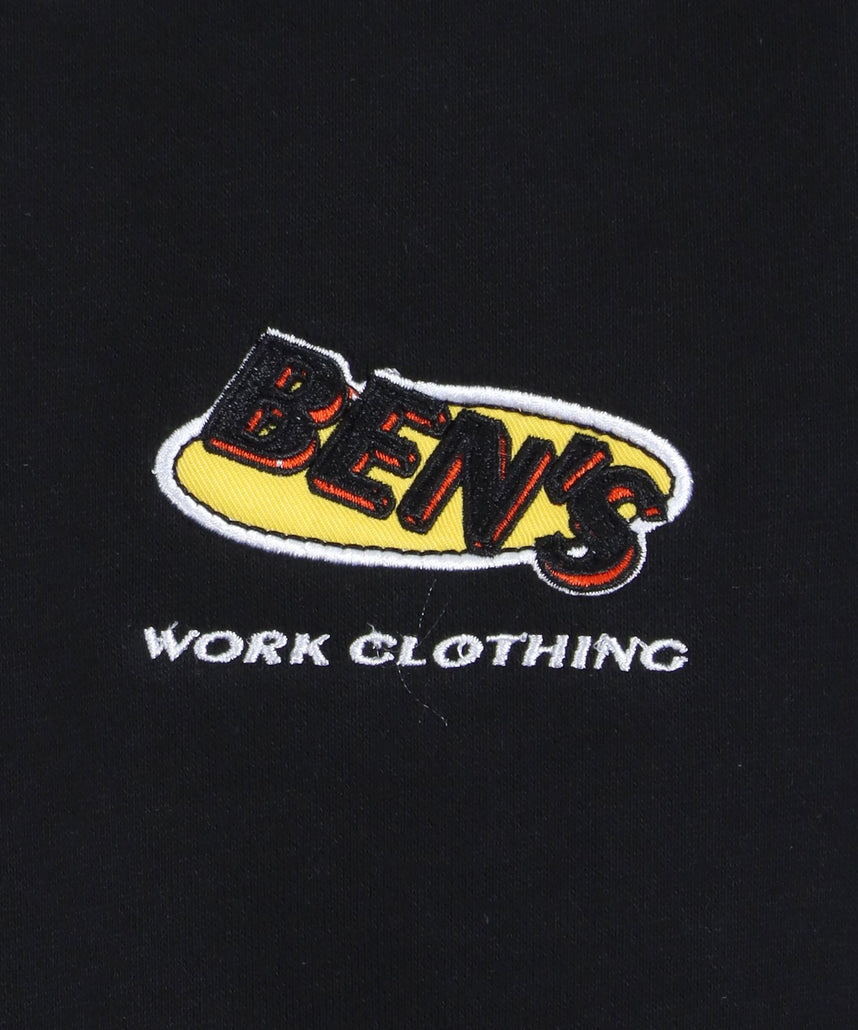 CHAMPIONSHIP PATCHED CREW NECK SWEAT / 袖ワッペン 刺繍 古着風 クルーネック スウェット ブラック