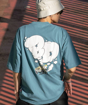 SMOKING 4WD TEE / スモーキング プリント Tシャツ ミント