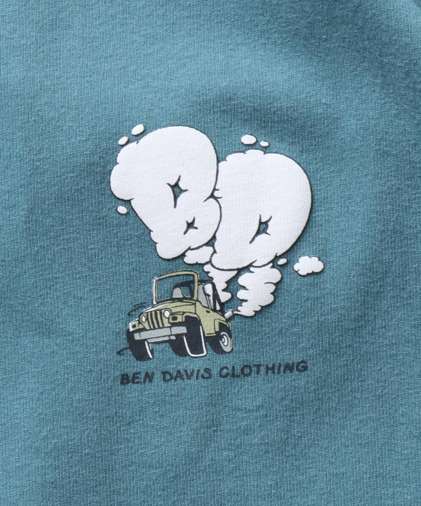 SMOKING 4WD TEE / スモーキング プリント Tシャツ ミント