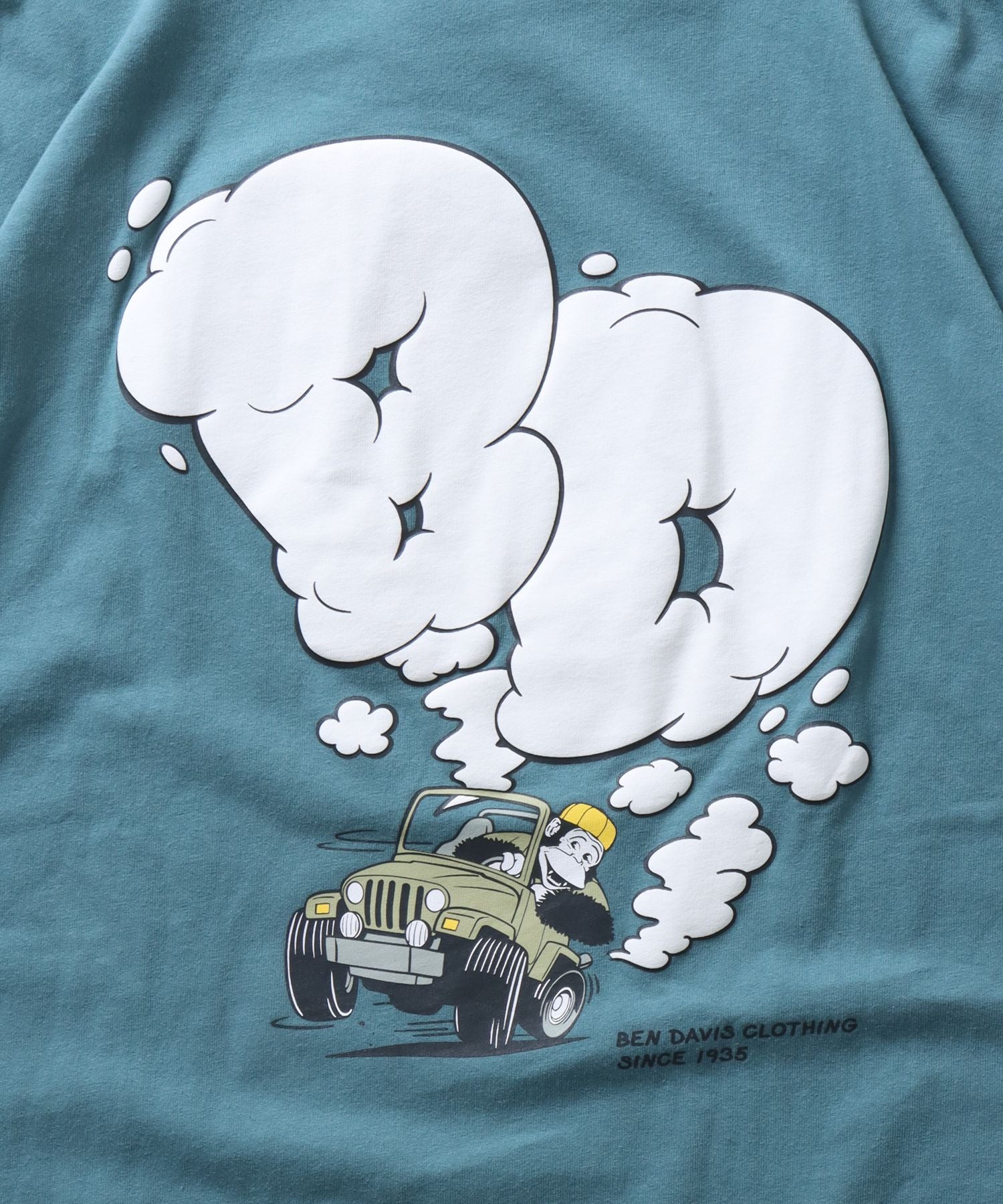 SMOKING 4WD TEE / スモーキング プリント Tシャツ ミント