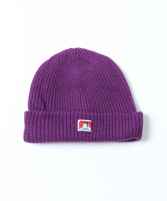 【BEN DAVIS(ベン デイビス)】MICRO LOGO KNIT CAP / マイクロ ロゴ ニット キャップ グリーン