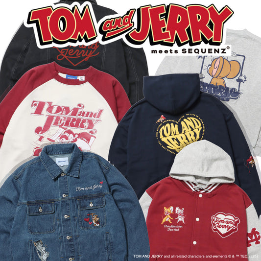 「トムとジェリー」 meets SEQUENZ 2025秋冬新作アイテム第2弾登場！