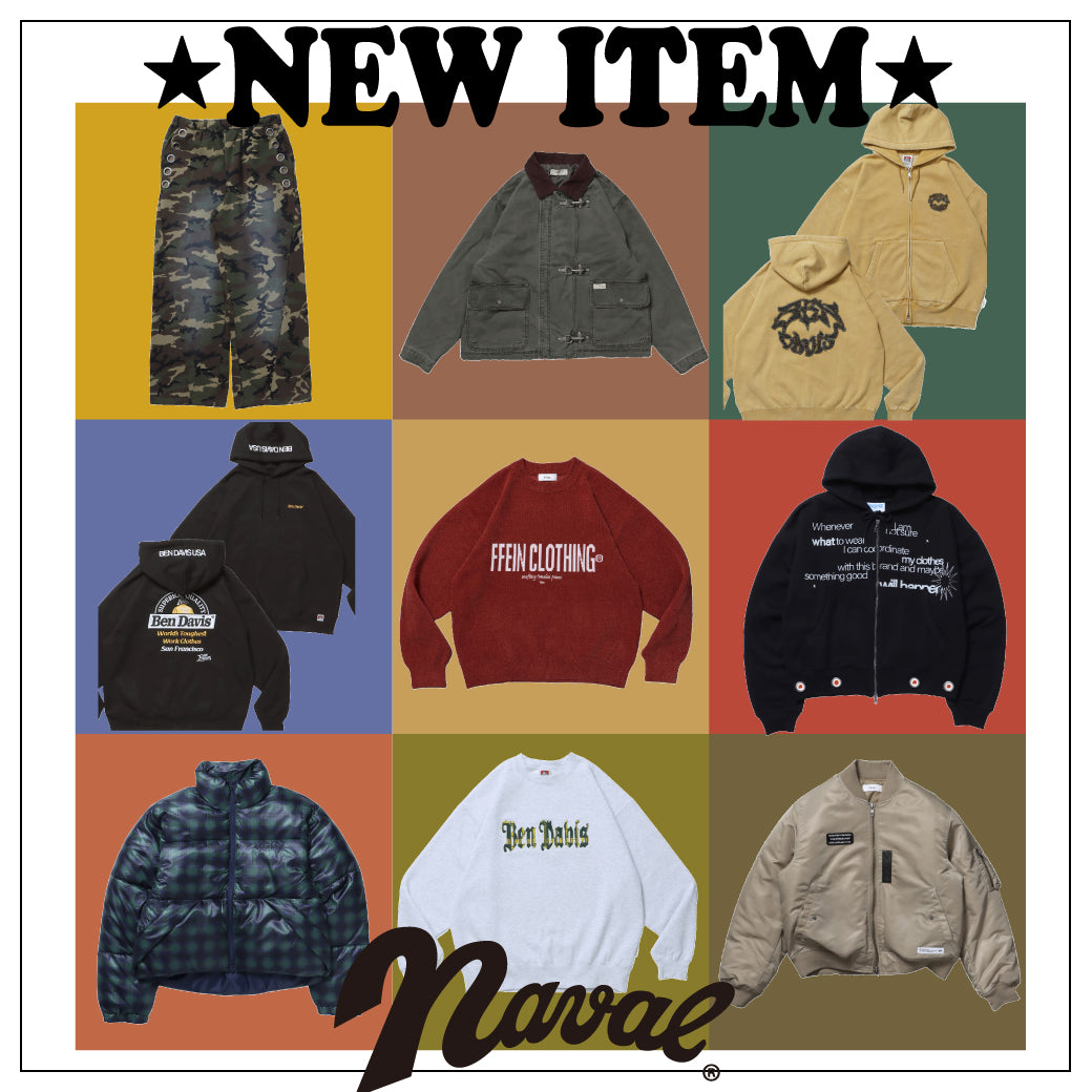 ★NEW ARRIVAL★　秋冬新作アイテム登場！