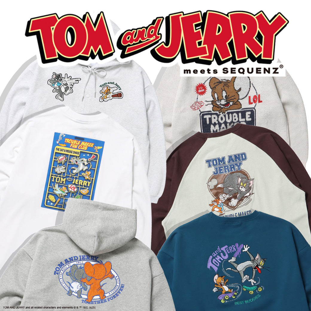 「トムとジェリー」 meets SEQUENZ 2025秋冬新作アイテム登場！