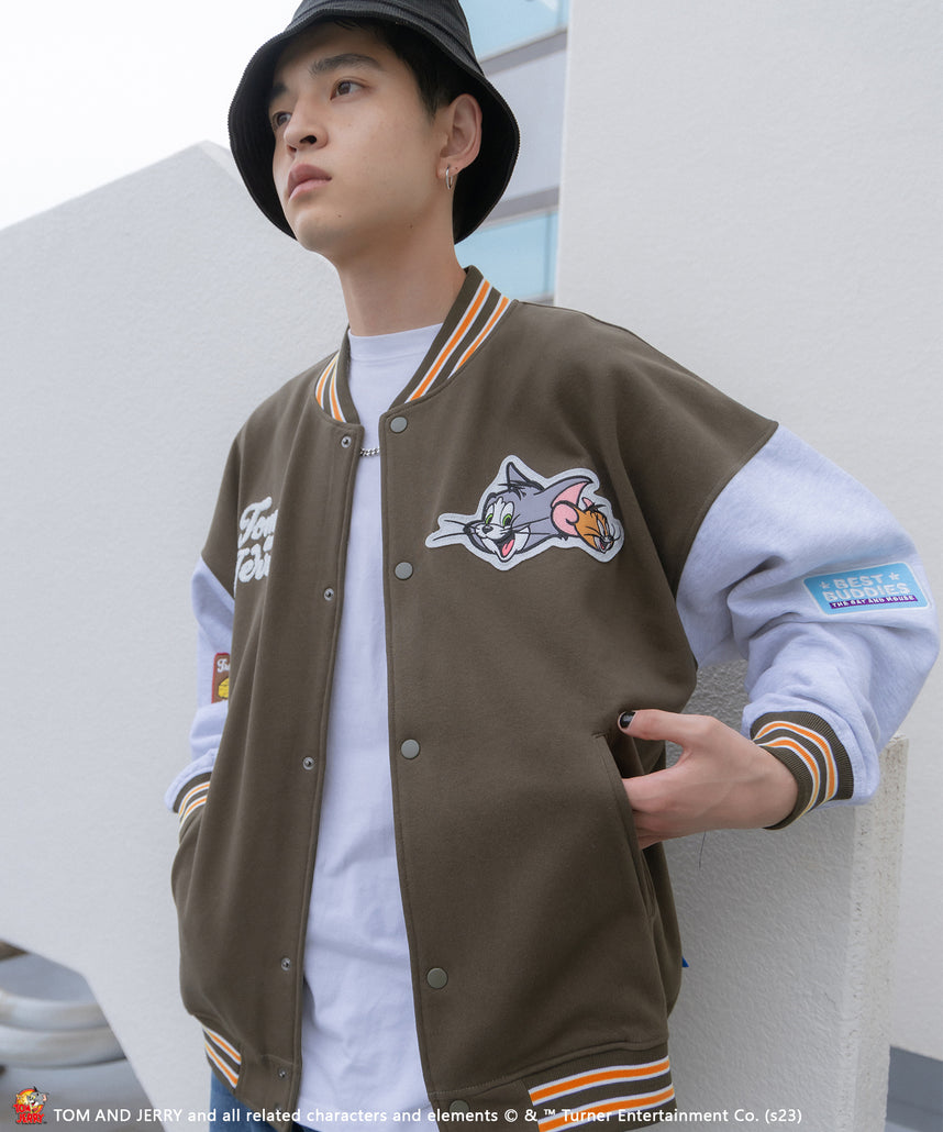 SEQUENZシークエンズ】 TOM and JERRY CLASSIC STADIUM JACKET / トム