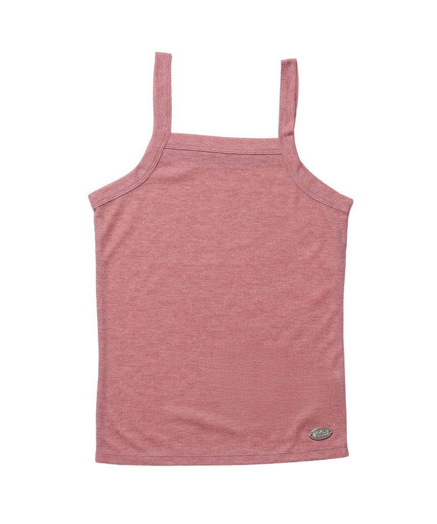 ※WEB限定 /  レディース配色タンクトップ / sqnzsheer layered tank  ネイビー