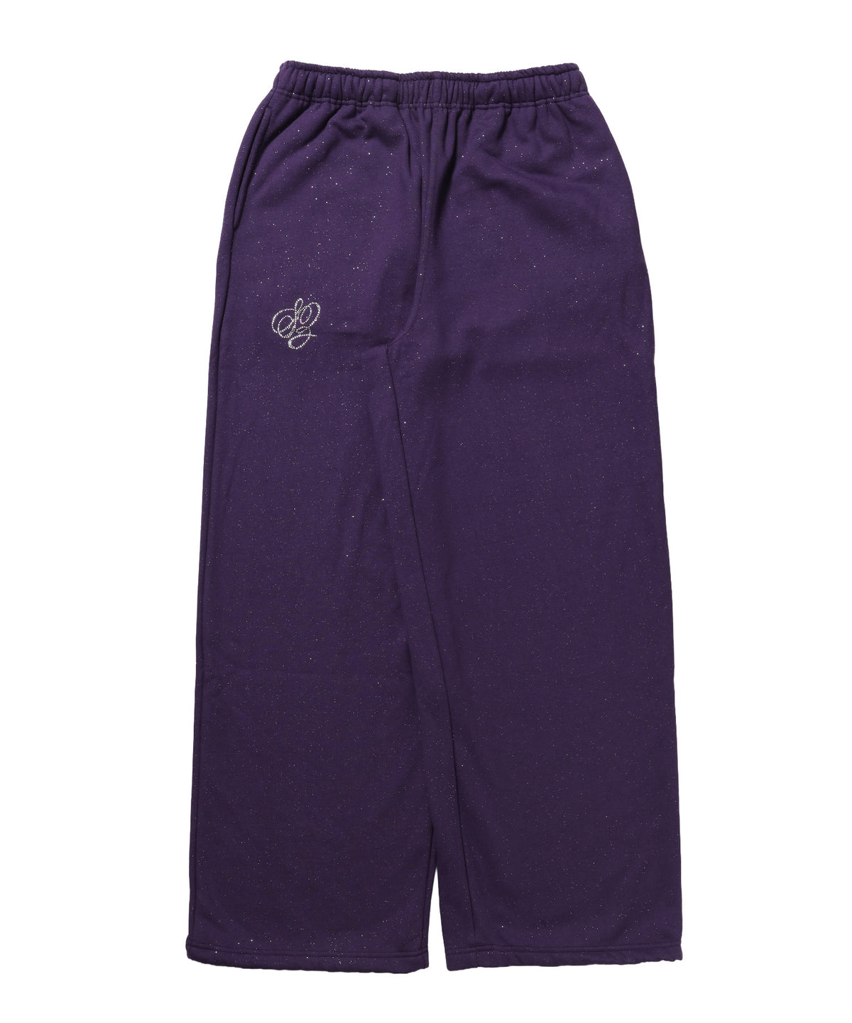 グリッタースウェットパンツ / SQNZ GLITTER SWEAT PANTS グレイッシュパープル