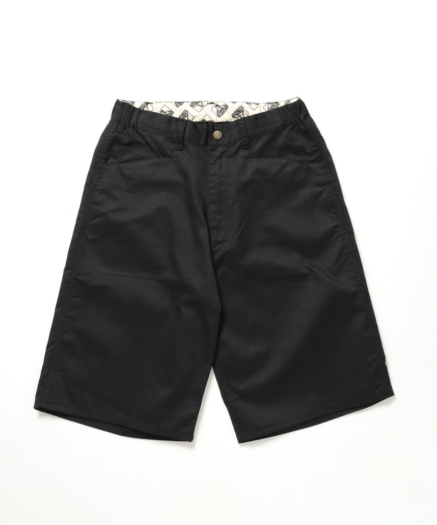 BIG WORK SHORTS ブラック / ワークショーツ パンツ ビックシルエット