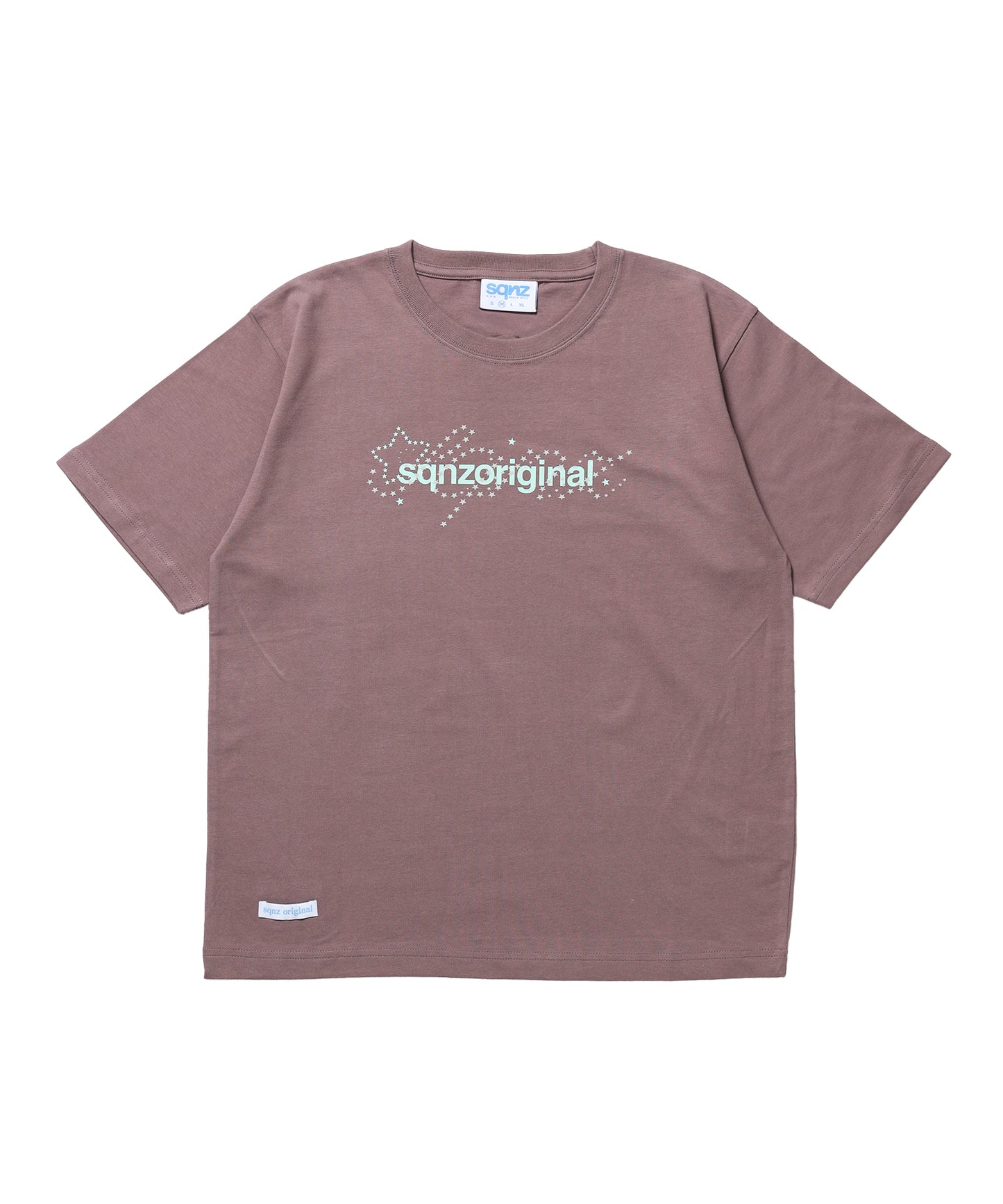 ※WEB限定 / ユニセックス / 星モチーフ半袖Tシャツ / sqnz star new logo tee / ベージュ