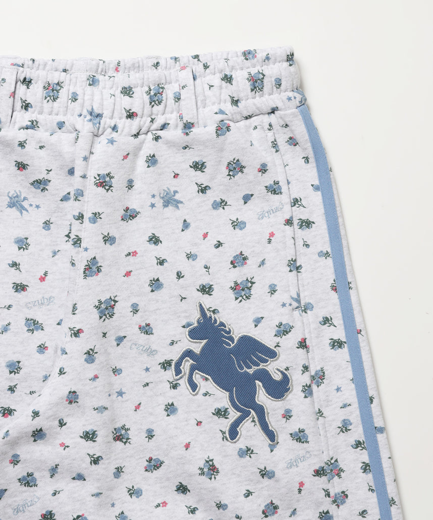 ※WEB限定 / ユニコーンワッペン刺繍トラックパンツ / sqnzU horse track pants 柄82