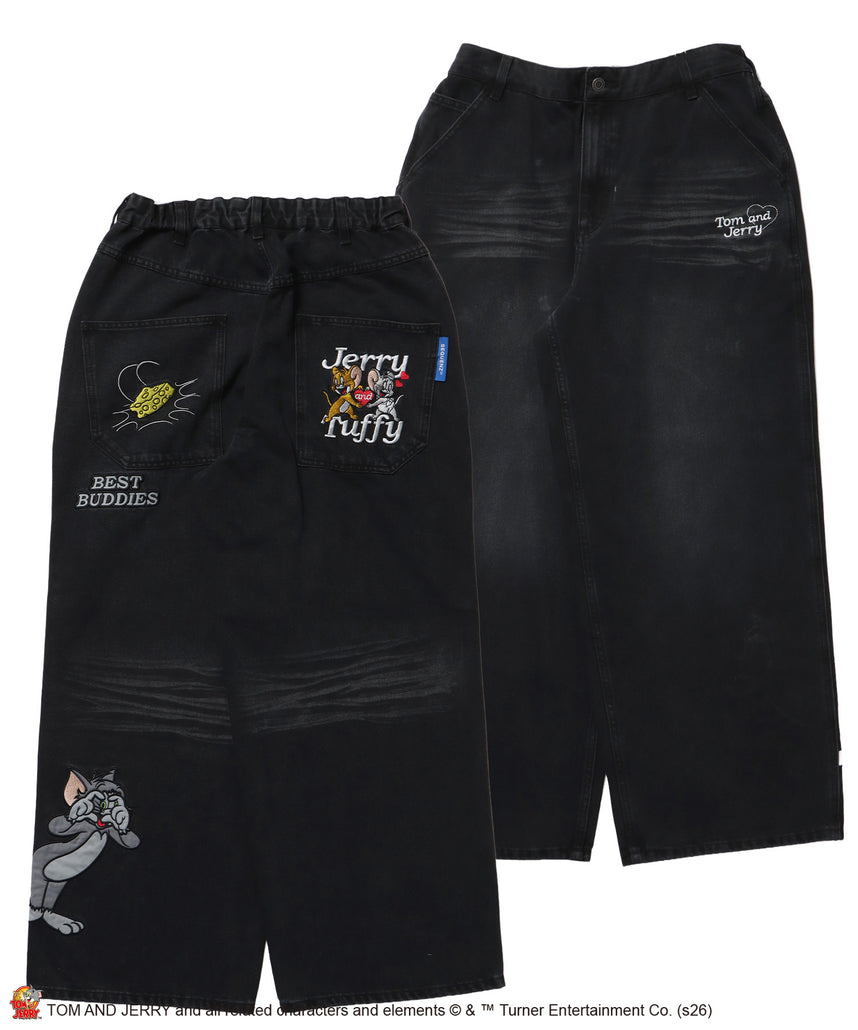 SEQUENZ（シークエンズ）】TJ JERRY AND TUFFY LOOSE DENIM / トムと