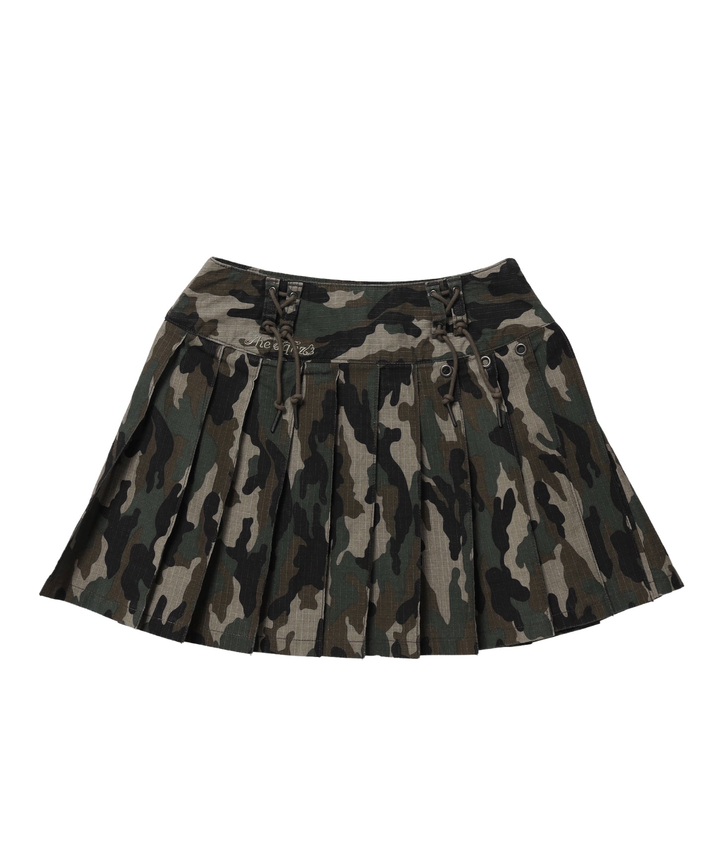 ※WEB限定 / レディースアイレットプリーツミニスカート / sqnz eyelet pleats skirt 柄80