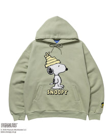 TP FUR SNOOPY APPLIQUE P/K/ スヌーピー ファーワッペン 刺繍 パーカー ミント