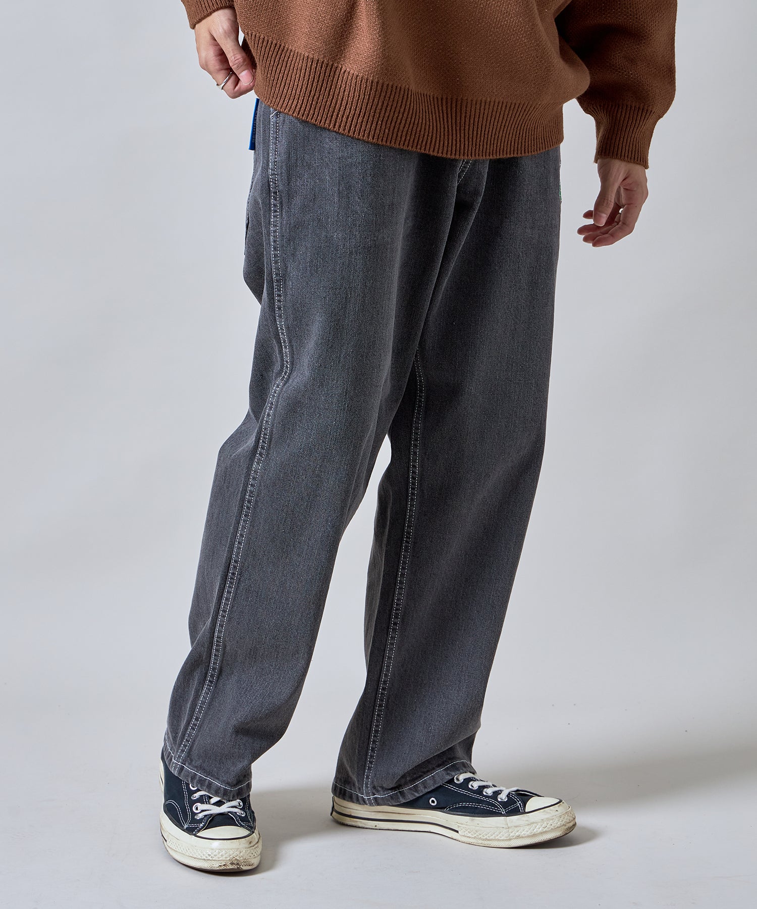 SEQUENZシークエンズ】DICE ＆ ８BALL EMB LOOSE DENIM PANTS / ダイス