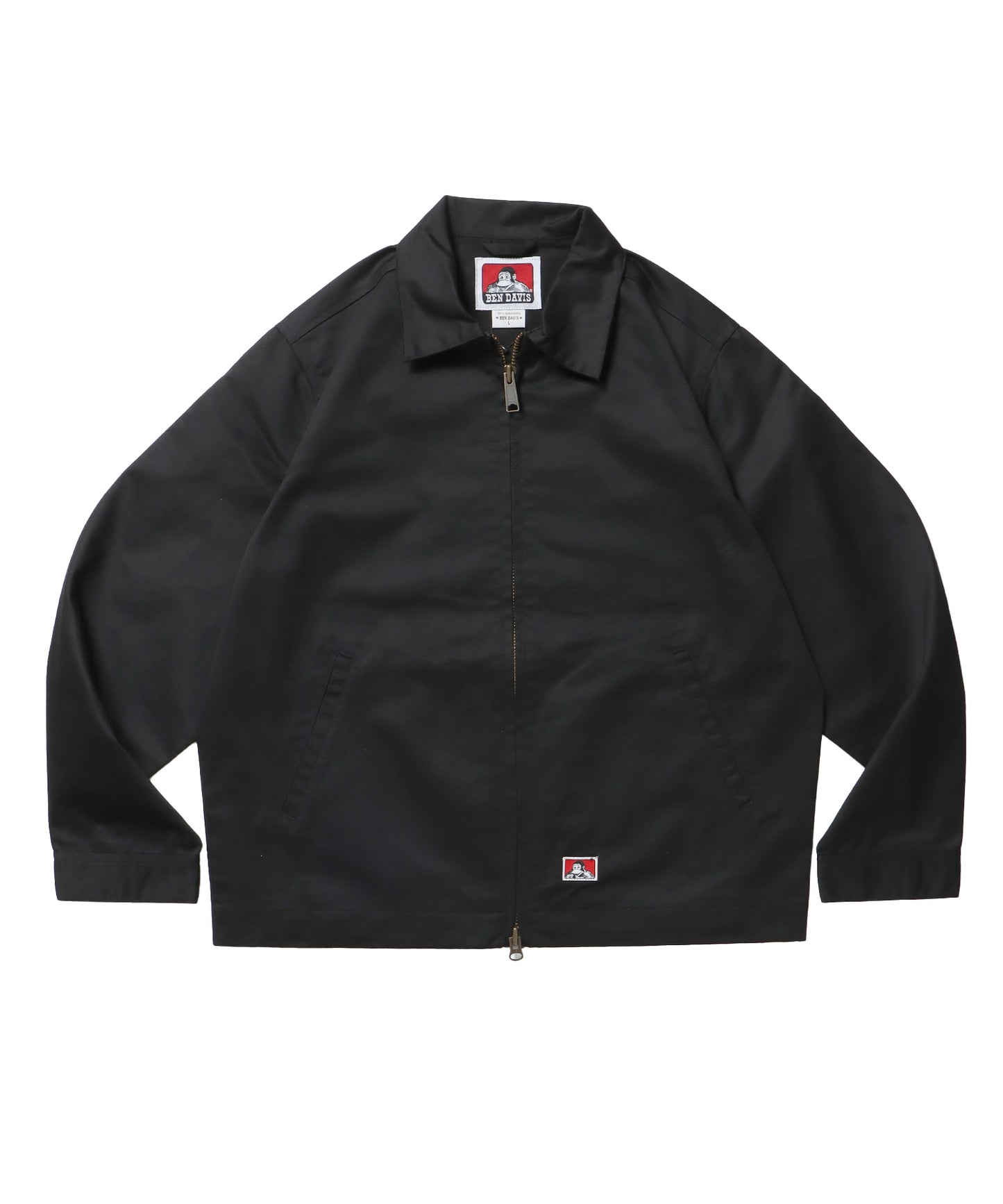 EISENHOWER LITE JACKET / ジャケット ツイル アジャスター ダブルジップ ワーク ワンポイント ブラック