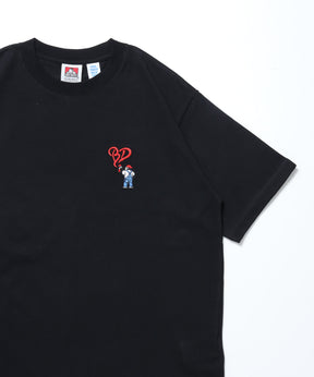 GORILLA EMB COOL TEE / Tシャツ 接触冷感 半袖 クルーネック ワンポイント 刺繍 ワンポイント ブラック
