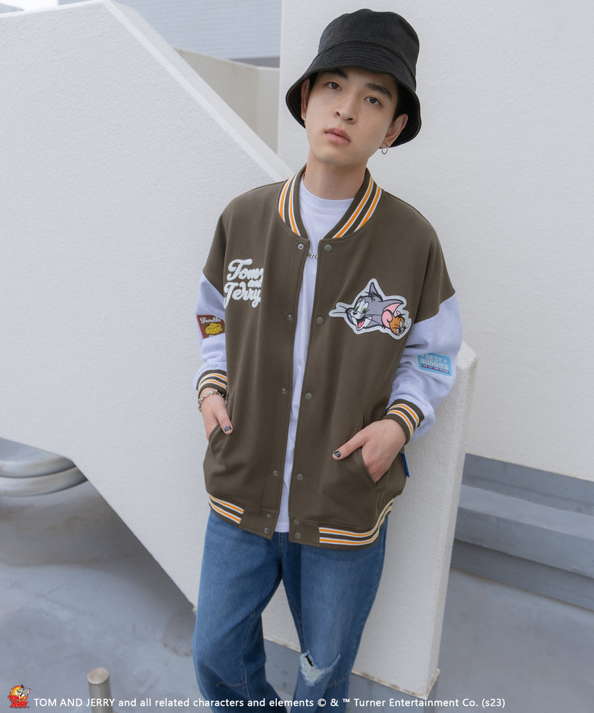 SEQUENZシークエンズ】 TOM and JERRY CLASSIC STADIUM JACKET / トム