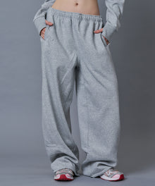 ※WEB限定 / レディースグリッタースウェットパンツ / sqnz glitter sweat pants M.グレー