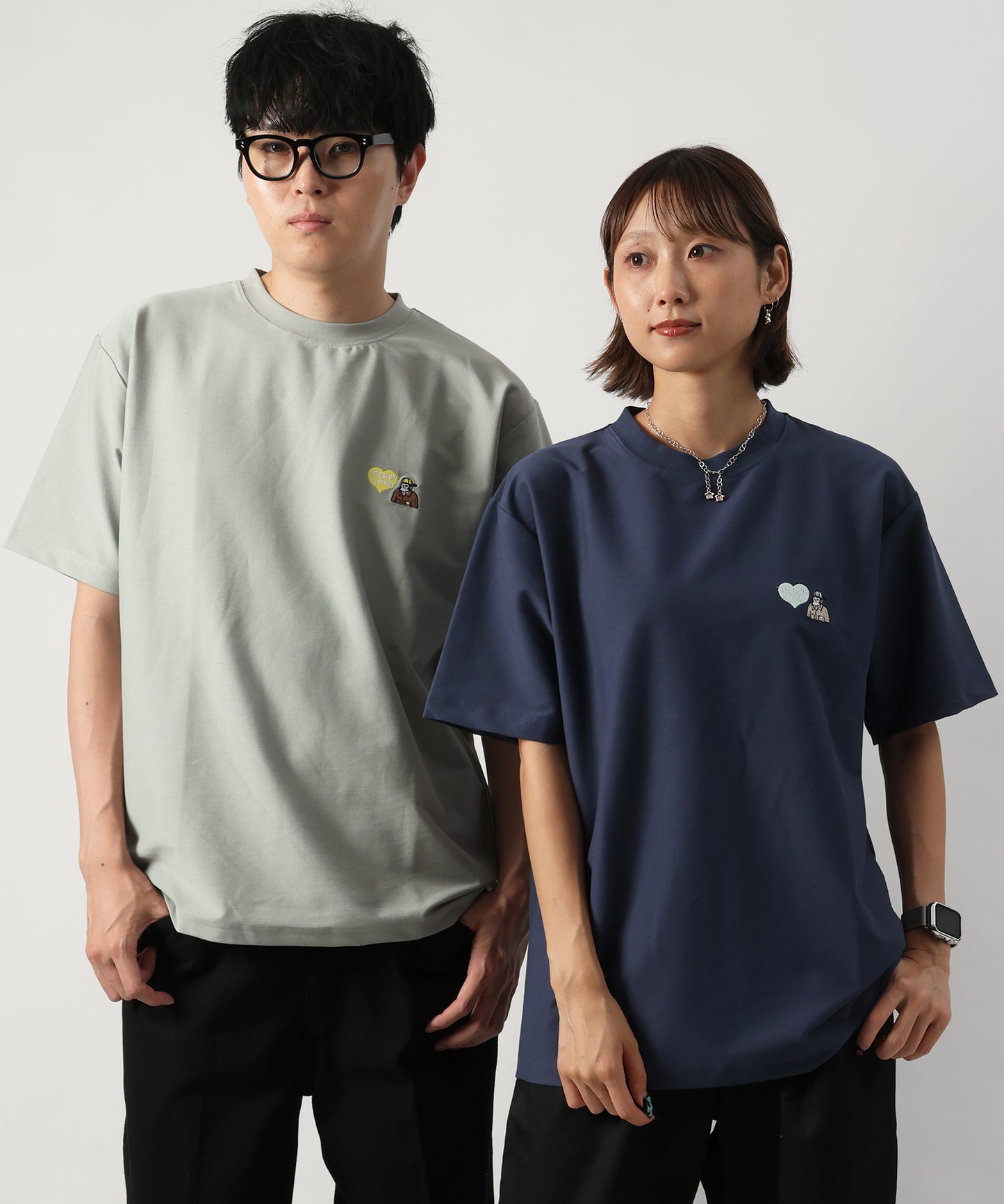 モデル：H178 SizeL グリーングレー/H163 SizeM ネイビー