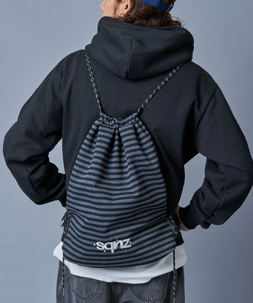 ≪予約商品≫sqnz dairy 2way knapsack / ナップサック トートバック 2WAY  チェック ボーダー 柄83