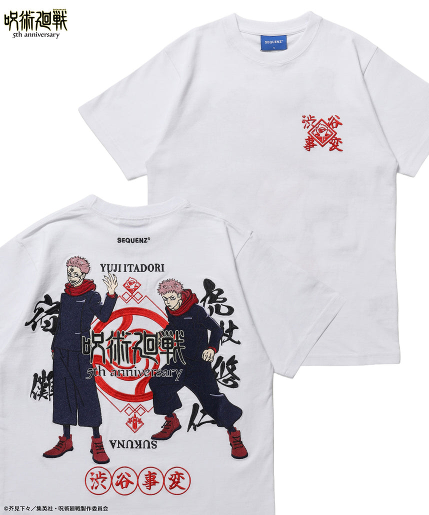 アニメ『呪術廻戦』5周年 渋谷事変 TEE ホワイト