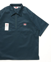 BEN DAVIS（ベンデイビス）】1/2ZIP S/S SHIRT ブラック – NAVAL