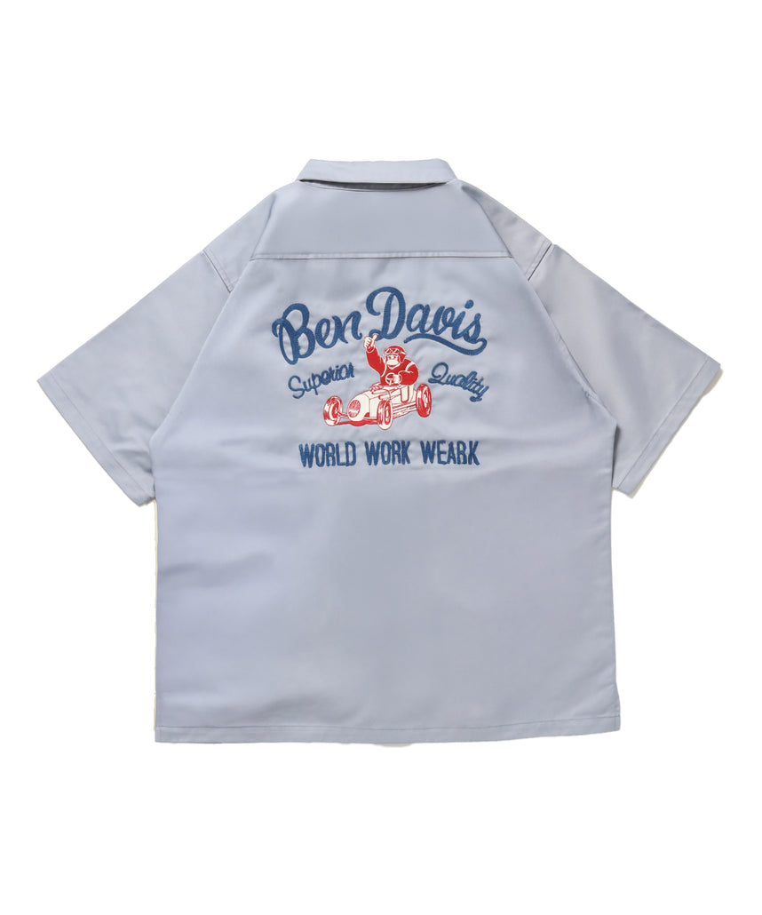 BEN DAVIS（ベンデイビス）】RACER S/S WORK SHIRT / 半袖 シャツ