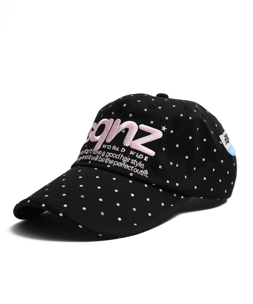 ≪予約商品≫※WEB限定 / ロゴ刺繍キャップ / sqnz logo cap ブラック