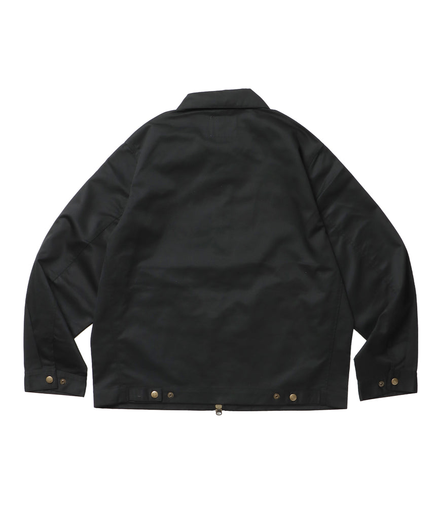 EISENHOWER LITE JACKET / ジャケット ツイル アジャスター ダブルジップ ワーク ワンポイント ブラック