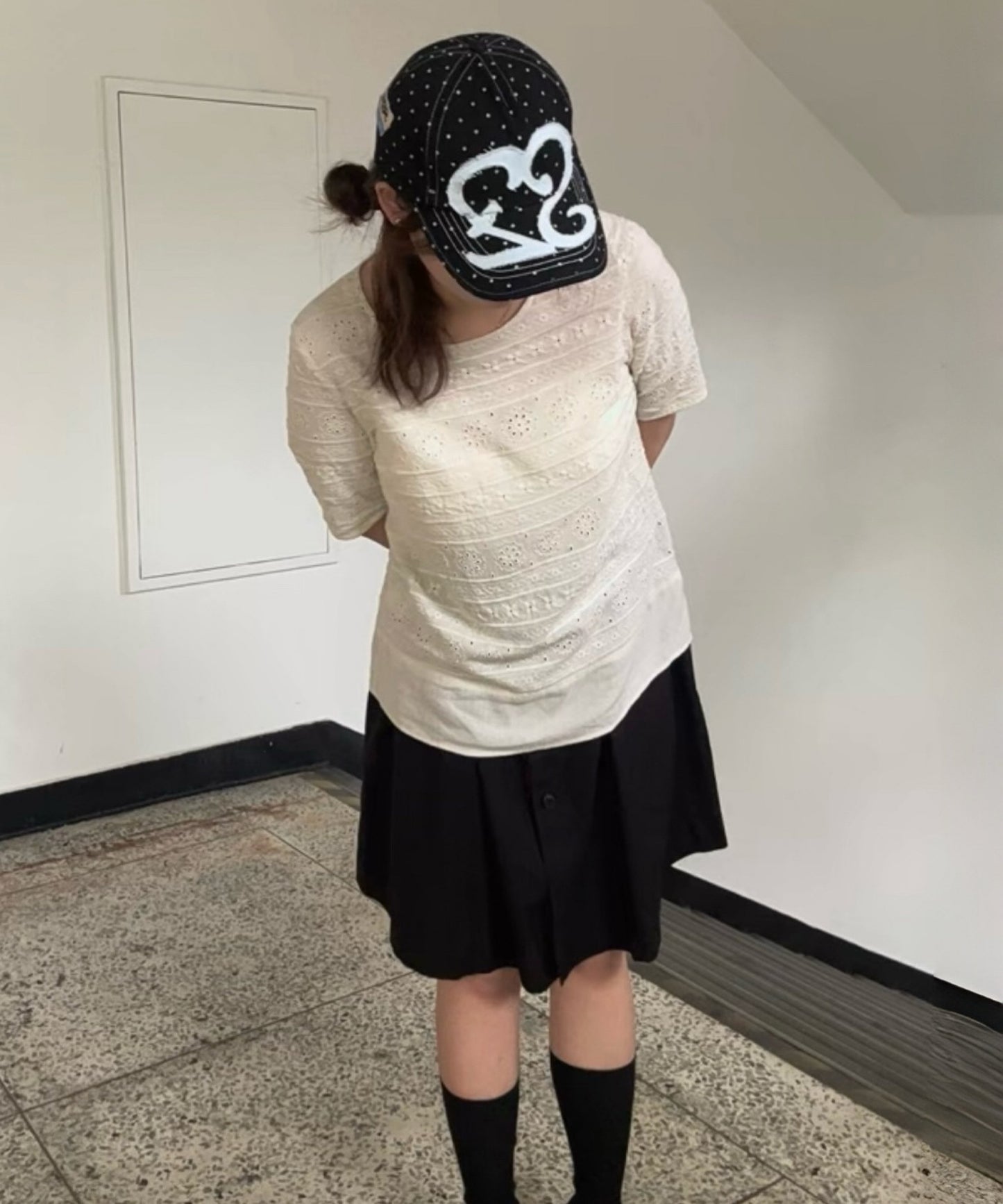 ※WEB限定 / ワッペン / またぎデザインキャップ /sqnz logo applique stitch cap 柄81